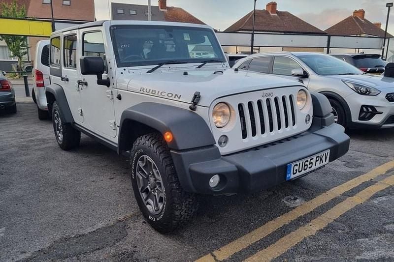 White Used 2015 Jeep Wrangler Rubicon SUV | £26,500 (Expensive) - Image 1/1