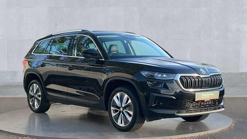 Black magic pearl effect Used 2022 Skoda Kodiaq SE L SUV | £20,600 (Fair price) - Image 1/4