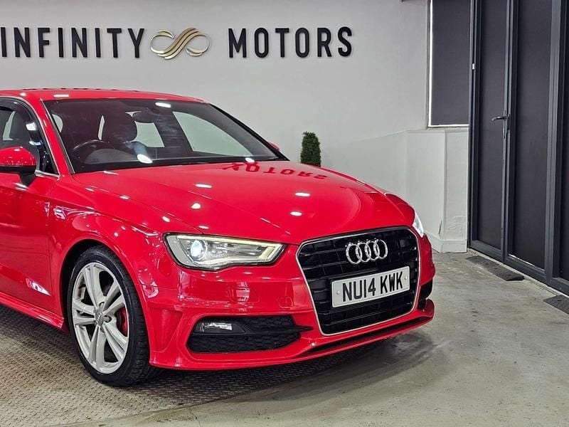 Used Audi A3 Sportback S-Line 2014 Red Hatchback