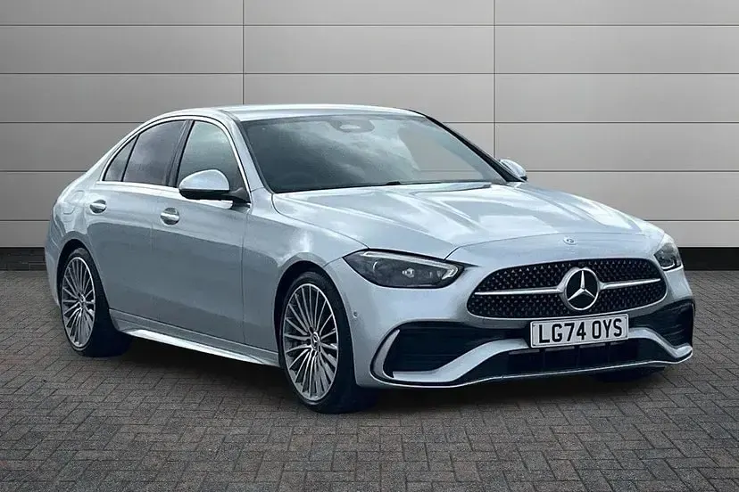 Used Mercedes C200 AMG Line Premium 221 HP (162 kW) 2024 Silver Sedan