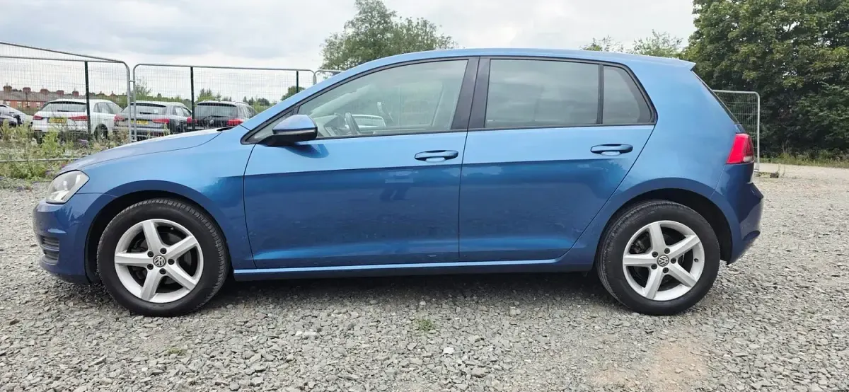 Used VW Golf VII 2015 Blue Hatchback