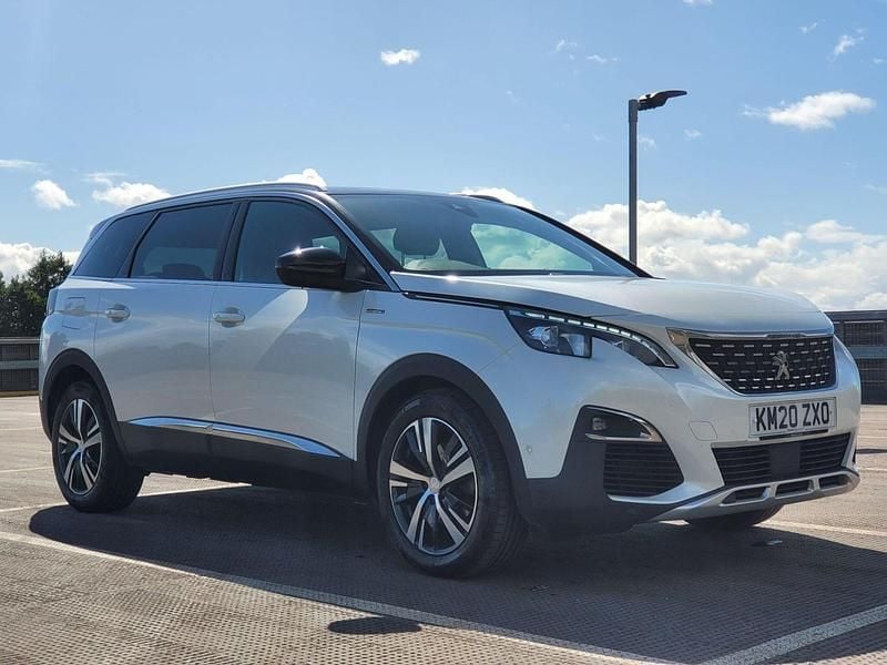 Used Peugeot 5008 GT-line 130 HP (95 kW) 2020 White Hatchback