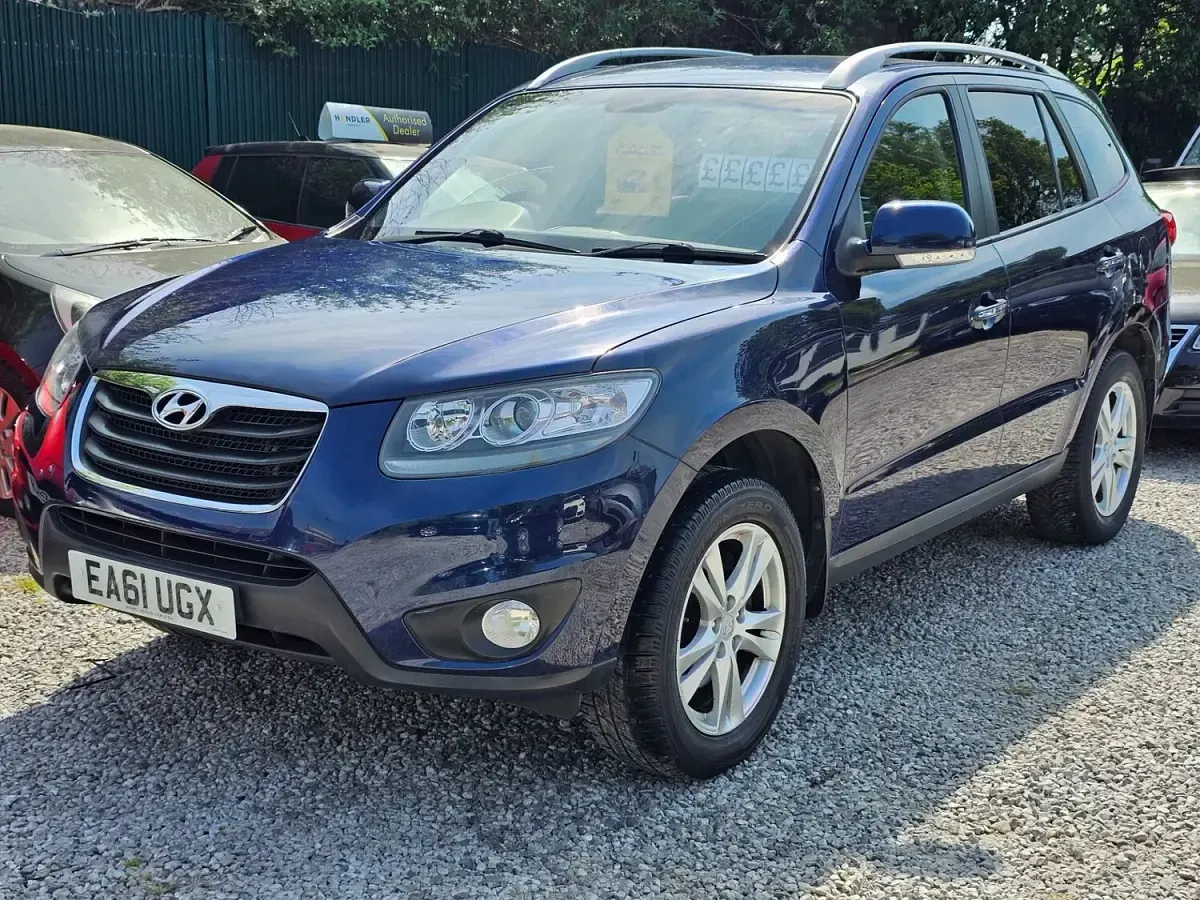 Used Hyundai Santa Fe Premium 197 HP (144 kW) 2011 Blue SUV
