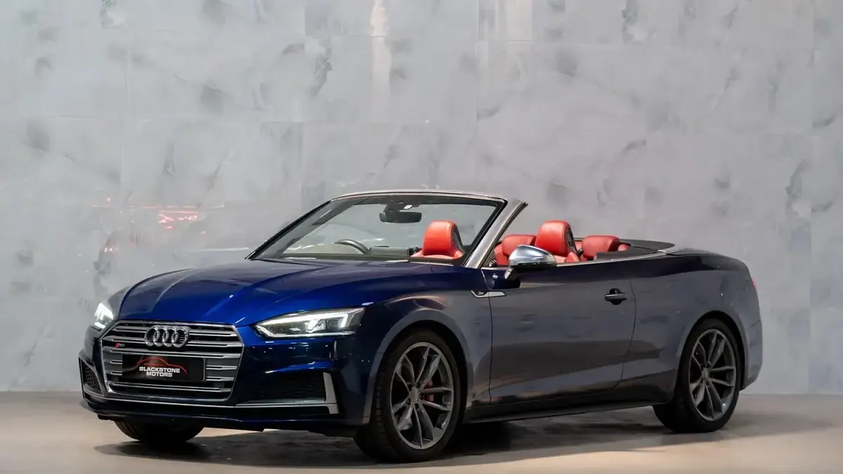 Used Audi A5 Cabriolet Comfort 354 HP (260 kW) 2017 Blue Cabriolet