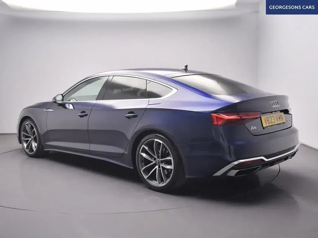 Used Audi A5 Sportback S-Line 163 HP (119 kW) 2023 Blue Hatchback