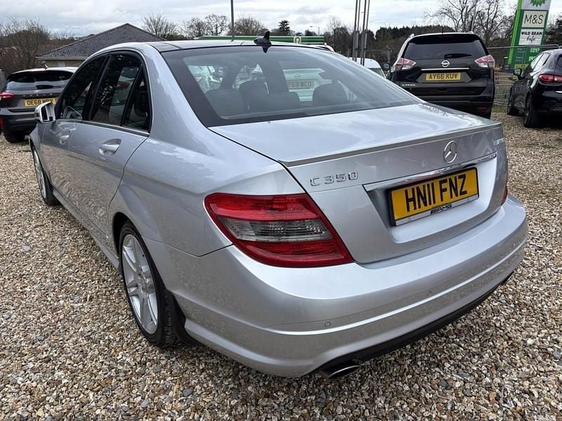 Used Mercedes C350 2011 Silver Sedan