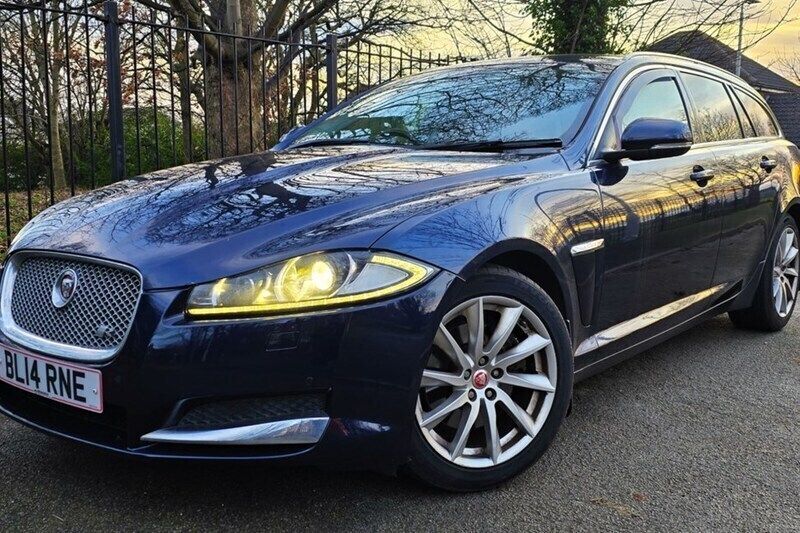 Blue Used 2014 Jaguar XF Sportbrake Premium Luxury Estate | £7,990 (A bit pricey) - Image 1/1