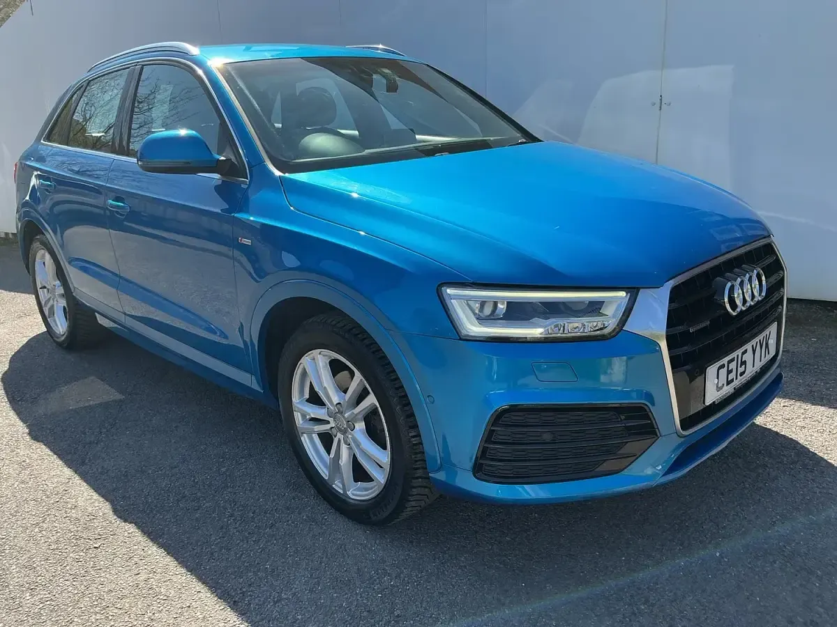 Used Audi Q3 S-Line 184 HP (135 kW) 2015 Blue SUV