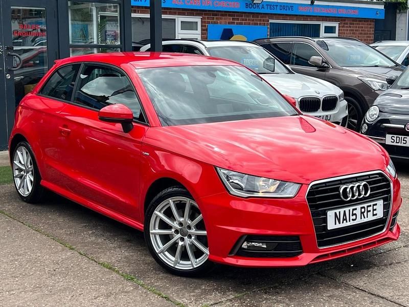 Red Used 2015 Audi A1 S-Line Hatchback | £8,980 (Fair price) - Image 1/4