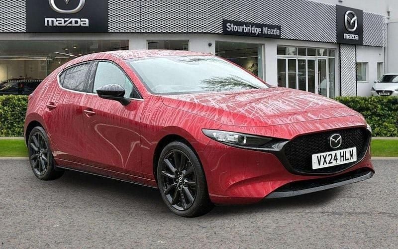 Red Used 2023 Mazda 3 Homura-Line Hatchback | £18,790 (Fair price) - Image 1/3