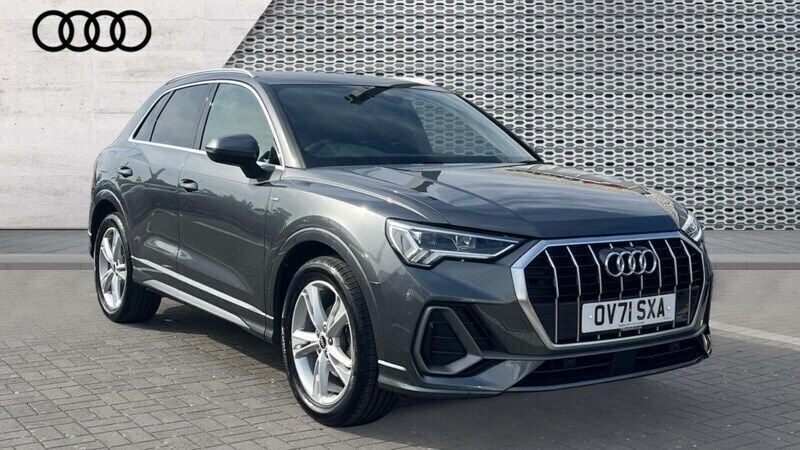Grey Used 2021 Audi Q3 S-Line SUV | £26,656 (Fair price) - Image 1/4
