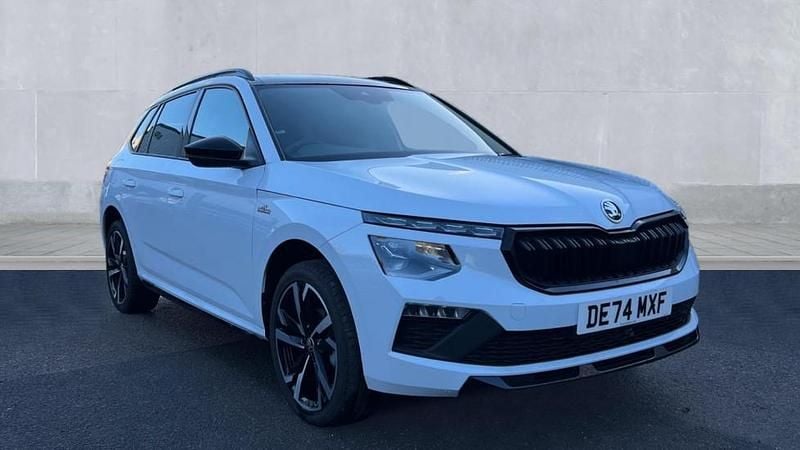 Moon white Used 2024 Skoda Kamiq Monte Carlo SUV | £22,671 (Expensive) - Image 1/4