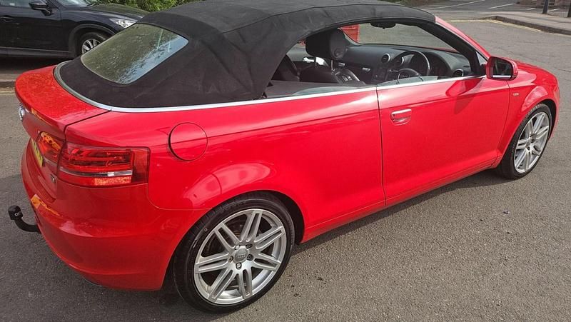 Used Audi A3 Cabriolet S-Line 105 HP (77 kW) 2011 Red Cabriolet