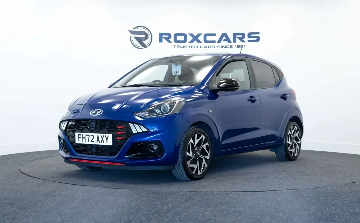 Gebraucht Hyundai i10 N Line 100 PS (73 kW) 2023 Blau Kleinwagen
