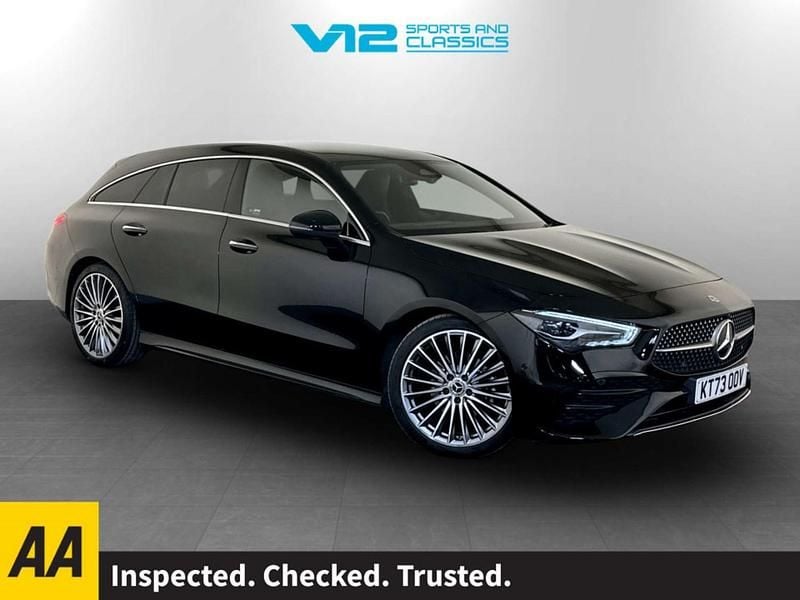 Black Used 2023 Mercedes CLA180 Shooting Brake AMG line Estate | £21,995 (Good price) - Image 1/2