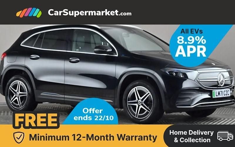 Black Used 2021 Mercedes EQA250 AMG line SUV | £21,176 (Fair price) - Image 1/3