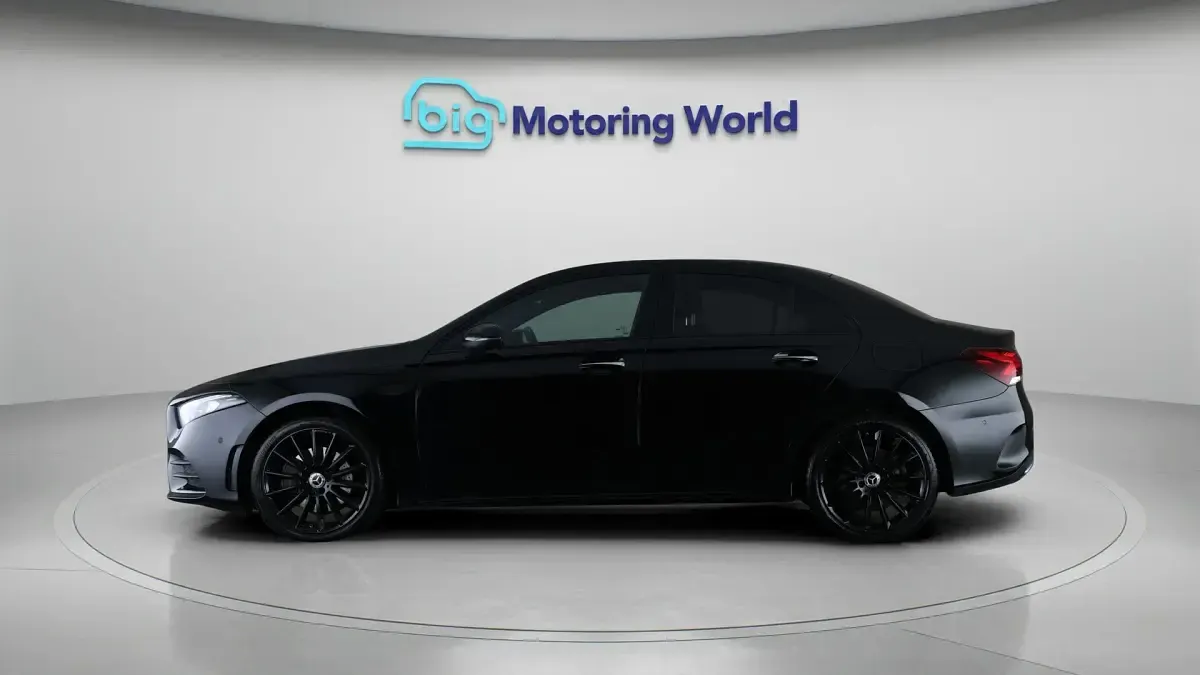 Used Mercedes A250 AMG line 218 HP (160 kW) 2022 Black Sedan