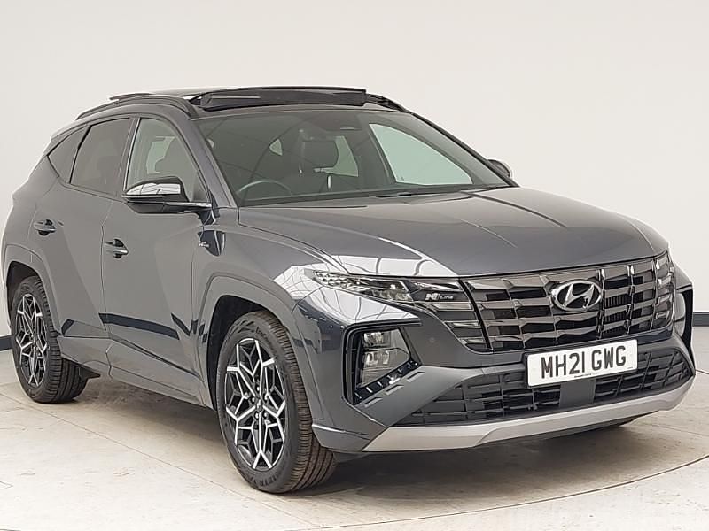 Grey Used 2021 Hyundai Tucson N Line SUV | £19,698 (Expensive) - Image 1/4