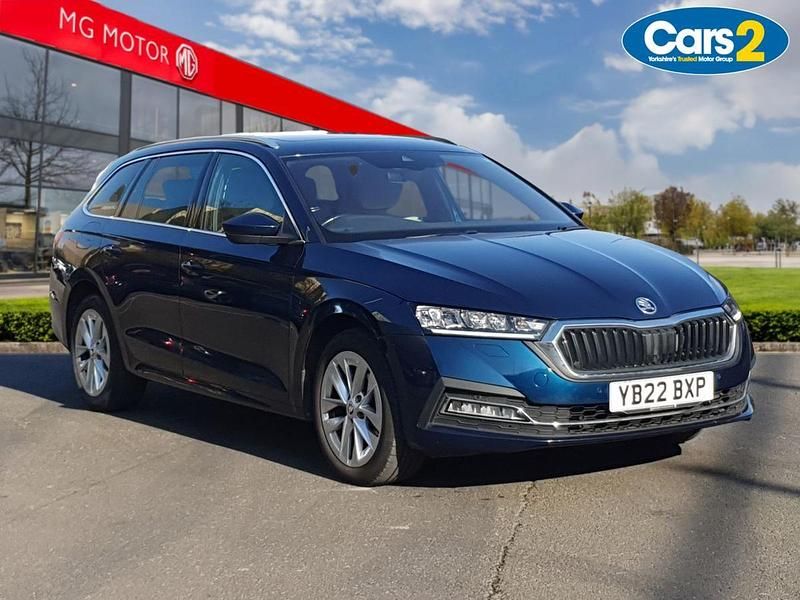 Used Skoda Octavia SE L 150 HP (110 kW) 2022 Blue Estate