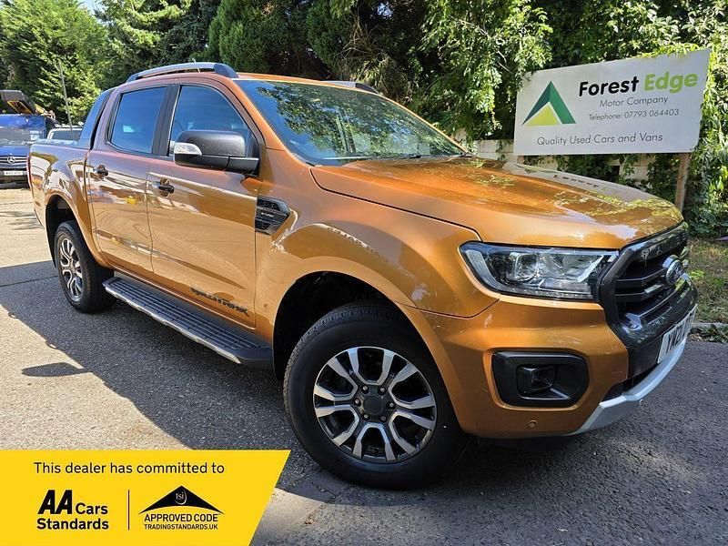 Orange Used 2021 Ford Ranger Wildtrack Pickup | £16,990 (Good price) - Image 1/4