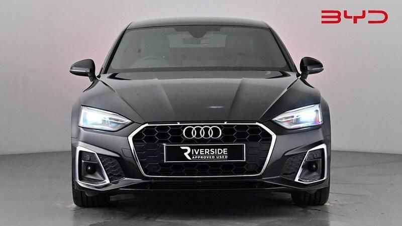 Used Audi A5 Sportback S-Line 204 HP (150 kW) 2023 Mythos black Hatchback