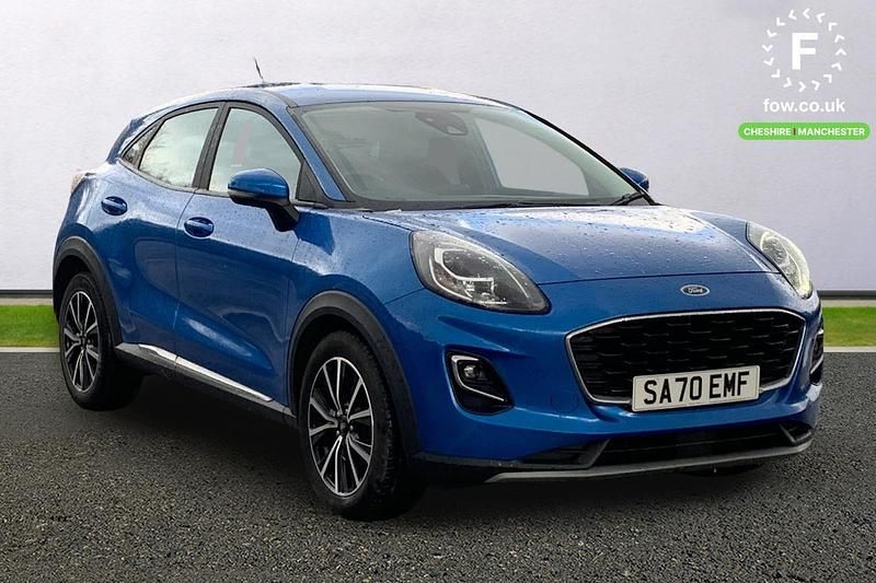 Used Ford Puma Titanium 125 HP (91 kW) 2020 Blue SUV