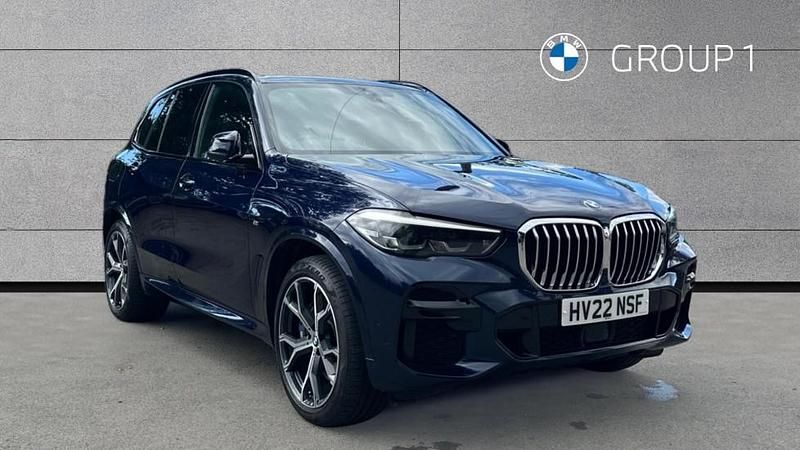 Tanzanite blue Used 2022 BMW X5 M Sport SUV | £46,989 (Super price) - Image 1/4