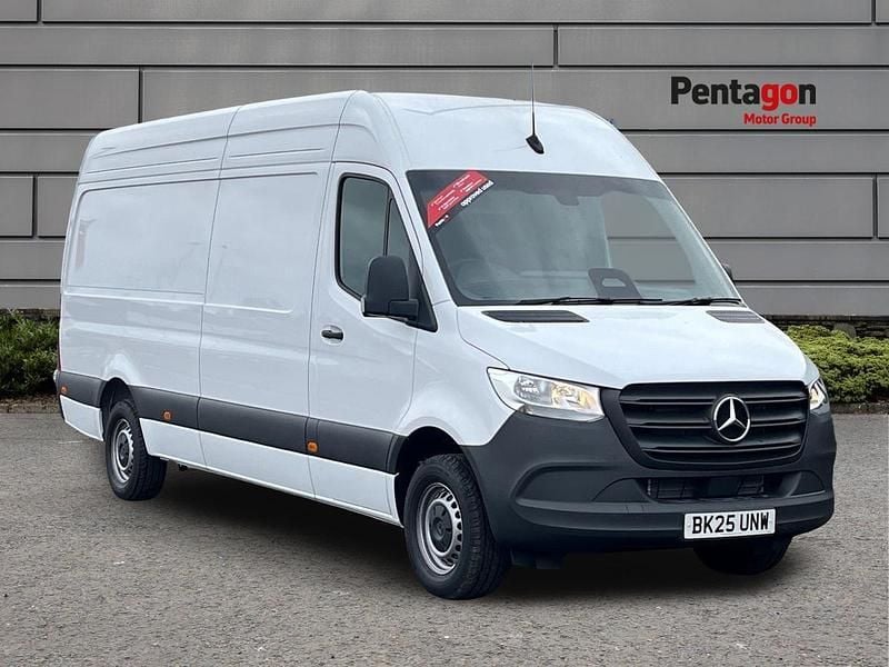 White New 2025 Mercedes Sprinter Van | £36,295 (A bit pricey) - Image 1/4