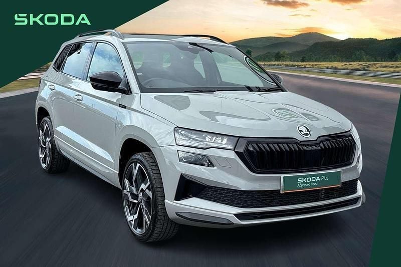 Grey Used 2024 Skoda Karoq SportLine SUV | £28,699 (Fair price) - Image 1/4