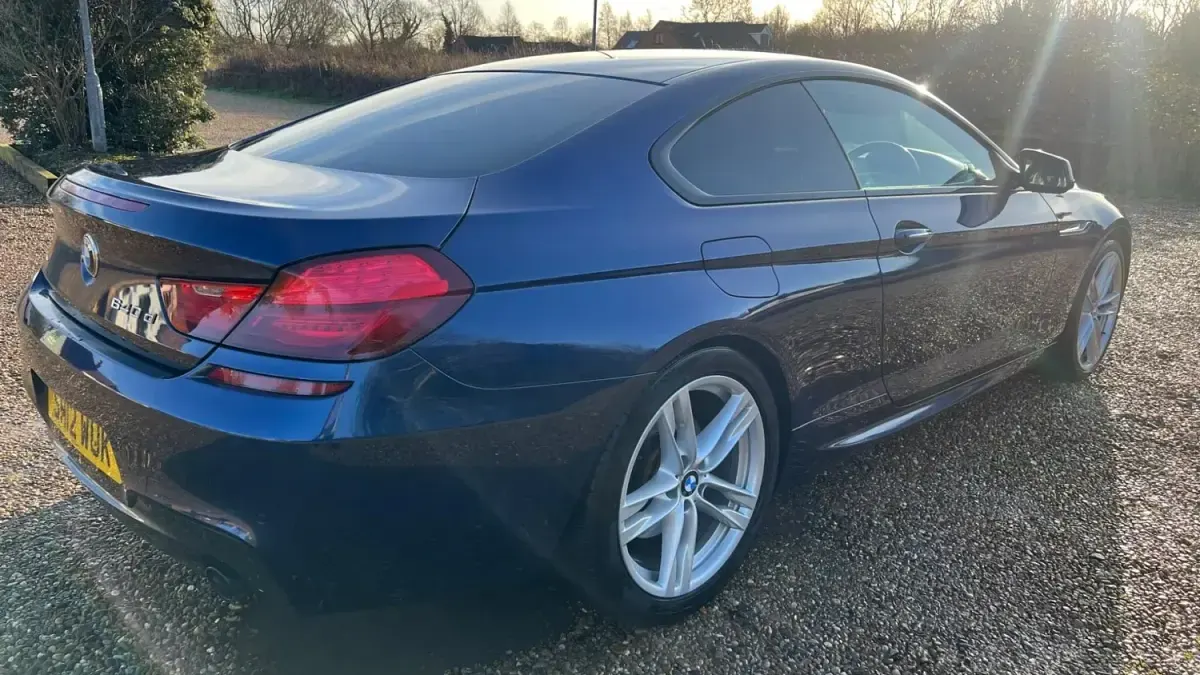 Begagnad BMW 640 M Sport 2012 Blå Sportkupé