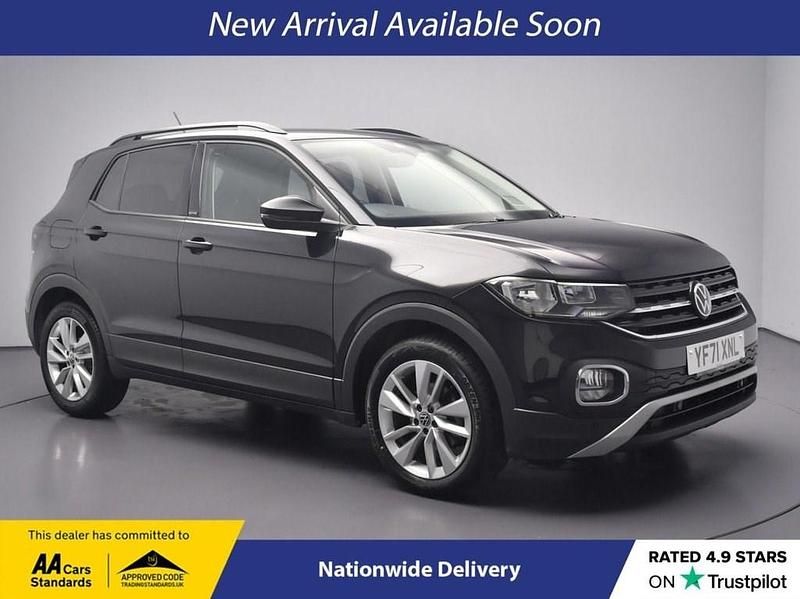 Black Used 2021 VW T-Cross Active SUV | £16,750 (Fair price) - Image 1/4
