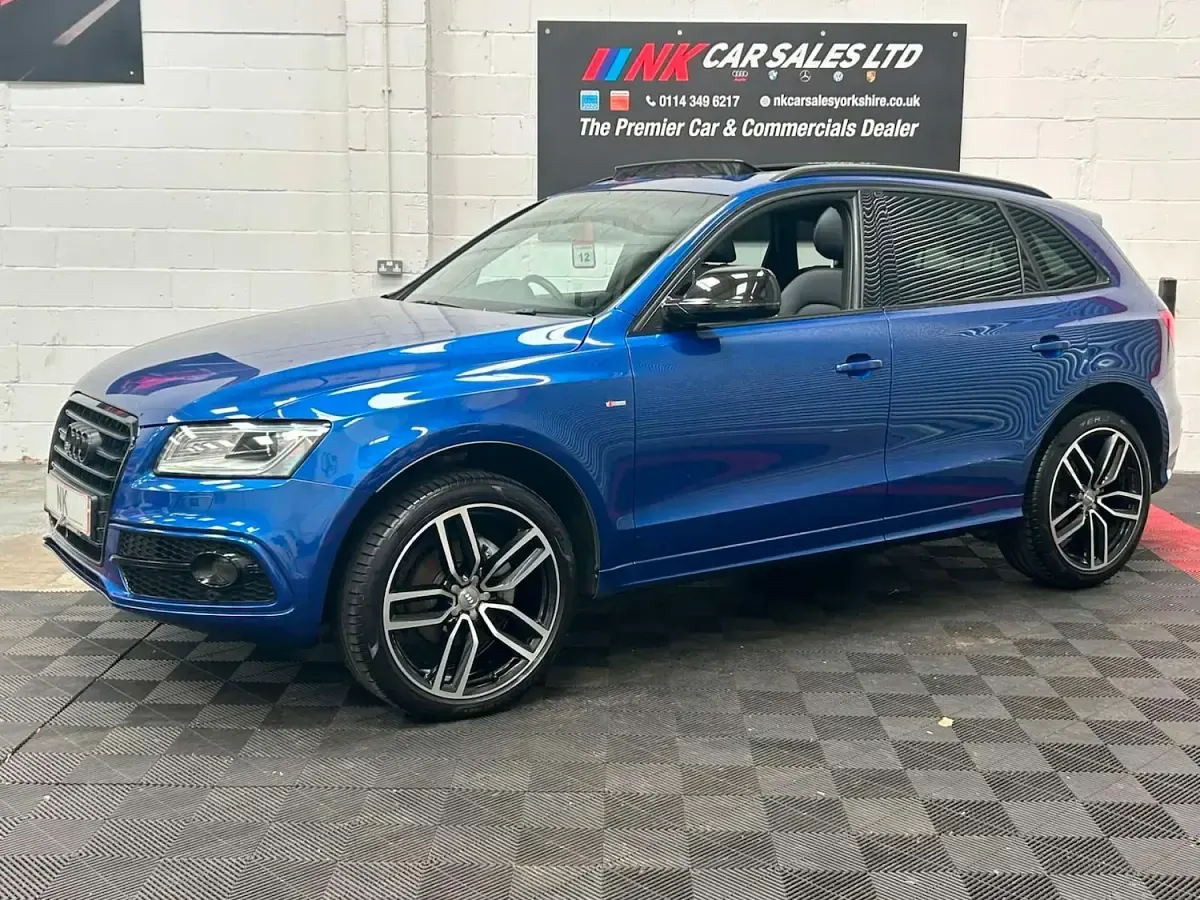 Used Audi Q5 S-line plus 190 HP (139 kW) 2016 Blue SUV
