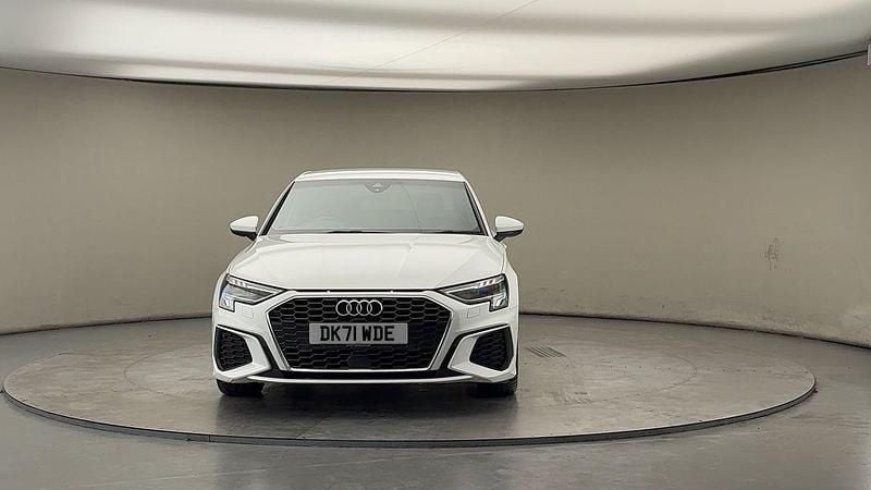 Used Audi A3 S-Line 110 HP (80 kW) 2021 Ibis white Sedan