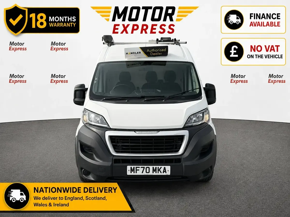 Used Peugeot Boxer 140 HP (102 kW) 2020 White Van