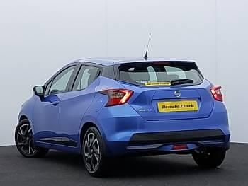 Used Nissan Micra Acenta 92 HP (67 kW) 2021 Blue Hatchback