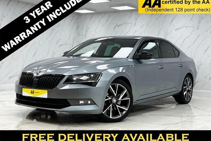 Grey Used 2018 Skoda Superb SportLine Hatchback | £11,795 (Fair price) - Image 1/1