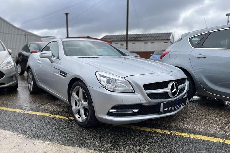 Used Mercedes SLK250 204 HP (150 kW) 2014 Silver Cabriolet