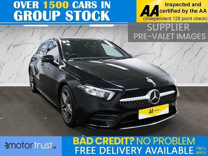 Used Mercedes A220 AMG Line Premium 190 HP (139 kW) 2019 Black Hatchback