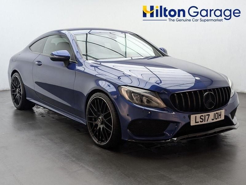 Blue Used 2017 Mercedes C220 AMG line Coupe | £15,700 (Fair price) - Image 1/4
