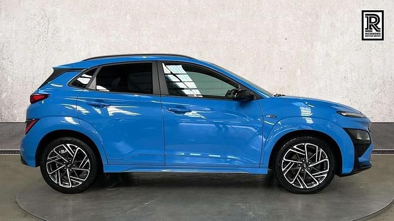 Used Hyundai Kona N Line 120 HP (88 kW) 2021 Blue SUV