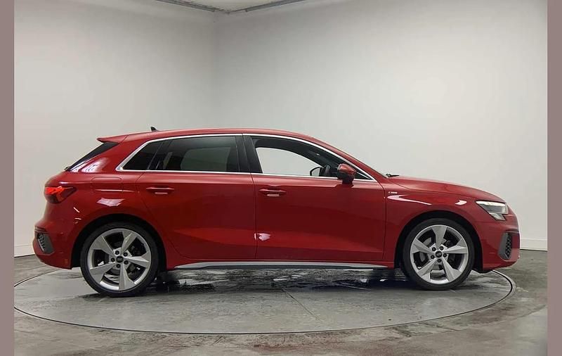 Used Audi A3 S-Line 147 HP (108 kW) 2023 Red Hatchback