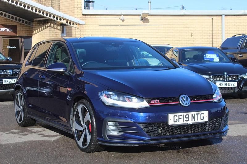 Blue Used 2019 VW Golf VII GTI Hatchback | £11,485 (Good price) - Image 1/4
