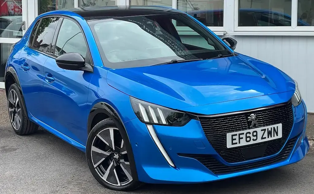 Occasion Peugeot e-208 GT 100 kW (136 ch) 2020 Bleue Citadine