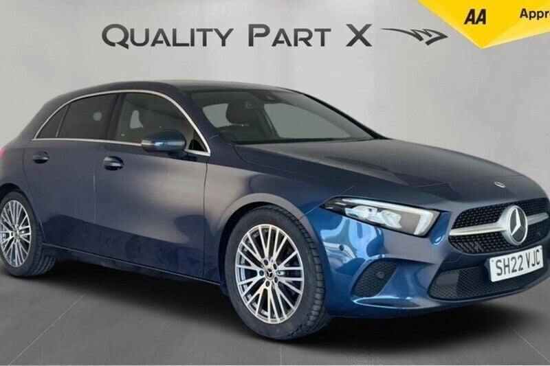 Blue Used 2022 Mercedes A180 Executive Hatchback | £16,300 (Good price) - Image 1/1