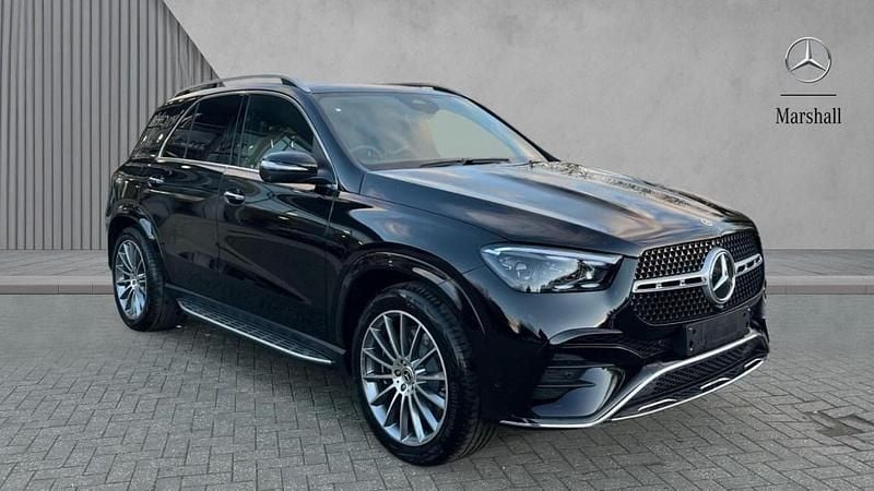 Obsidian black metallic Used 2025 Mercedes GLE450 AMG AMG Line Premium Estate | £68,980 (Fair price) - Image 1/4