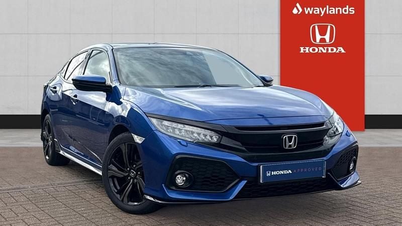 Used Honda Civic Sport Plus 182 HP (133 kW) 2018 Blue Hatchback