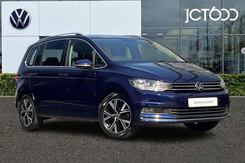 Blue Used 2021 VW Touran SEL MPV | £24,495 (Fair price) - Image 1/4