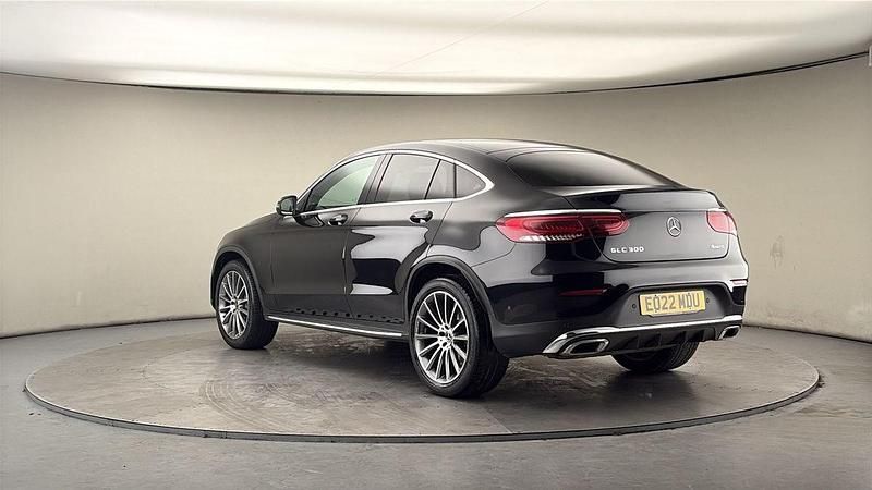 Used Mercedes GLC300e AMG line 2021 Obsidian black Coupe