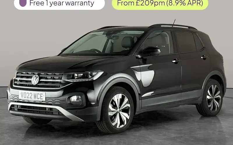 Used VW T-Cross Black Edition 110 HP (80 kW) 2022 SUV