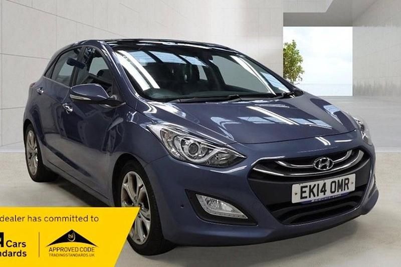 Used Hyundai i30 Premium 128 HP (94 kW) 2014 Blue Hatchback